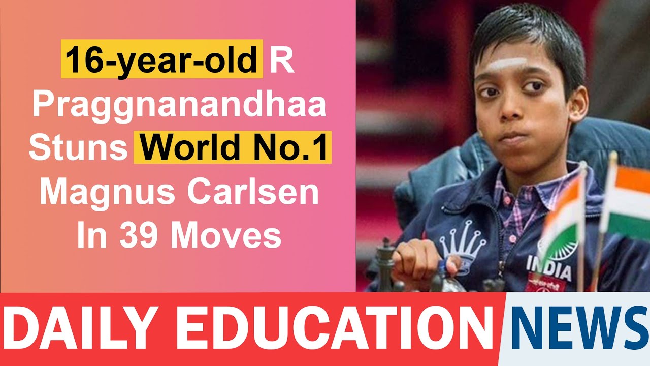 16-Year-Old GM R Praggnanandhaa Stuns Chess World No 1 Magnus Carlsen