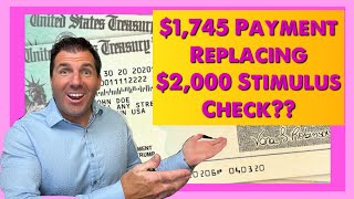 $1,745 Payments Replacing the $2,000 Stimulus Check