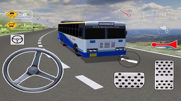 RTC Bus Driver #1 Indian Roads - Android iOS Gameplay Video | New Bus Game 2023 (Download Now)