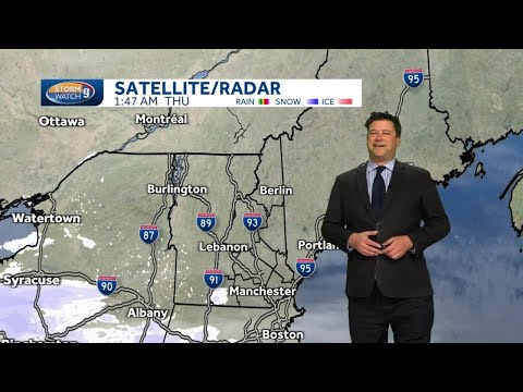 WATCH: Partly to mostly sunny and colder conditions for Thursday
