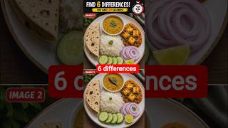 🥘 Find 6 Differences Between These Plates | Spot the Difference Challenge #shorts