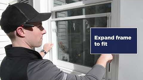 FitFrame - Expandable Screen Frame Instructions