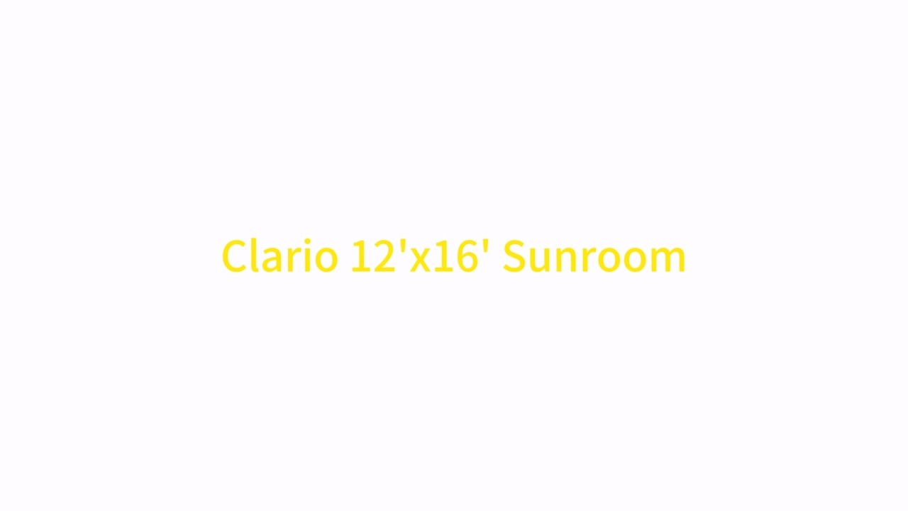 Modern Shade 12'x16' Clario Solarium Hardtop Gazebo with Built-in TV Mount Assembly Guide
