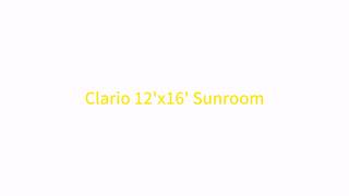 Modern Shade 12'x16' Clario Solarium Hardtop Gazebo with Built-in TV Mount Assembly Guide