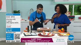 Kitchen HQ 2pack Mini Spice Mills with One Touch Operati... Wealth