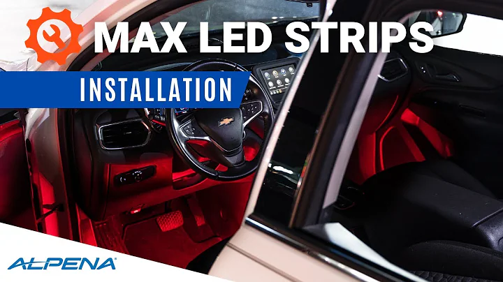 Install MAX LED Strips Starter Kit from Alpena