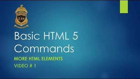 TSS Sr. II [Comp] More HTML Elements - Sir Khurshid Khan
