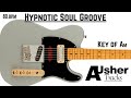 Hypnotic soul groove guitar backing track jam in a minor