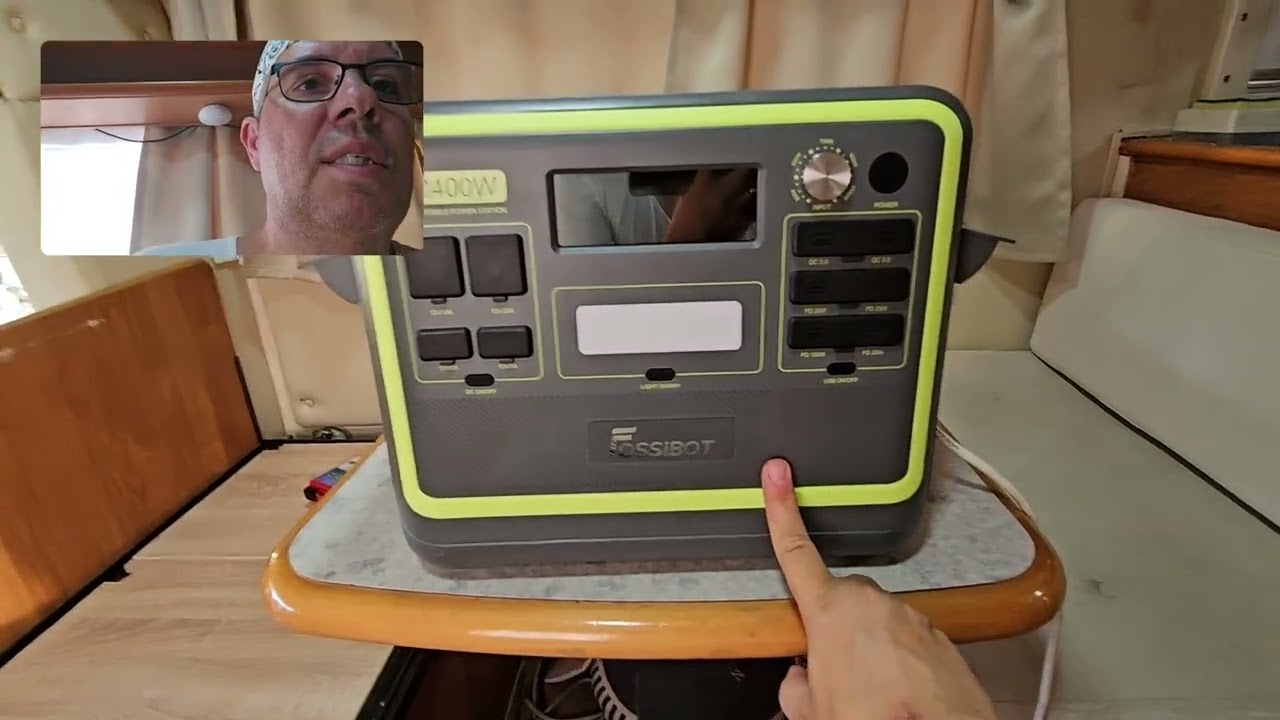 Fossibot F 2400 . Upgrade la sist. de curent autorulota Ford transit 1995 pt aer condiționat în mers