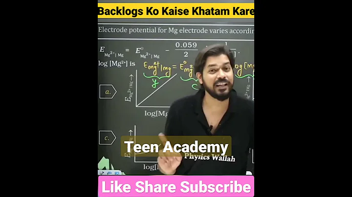 Backlogs Ko Kaise Khatam Kare #shorts #neet #iit #physicswallah