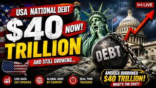 USA Debt Reaches $40 TRILLION!  #usa #debt #40trillion
