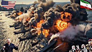 สหรัฐฯ เดือด! เรือรบอิหร่าน 40 ลำถูกไฟไหม้ที่ฐานเรือรบที่ใหญ่ที่สุดในทะเลแดง