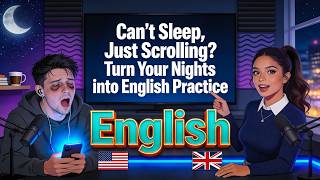 Can t Sleep Just Scrolling Turn Your Nights into English Practice Smart English Podcast