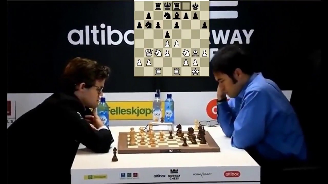 INKUNZI EMNYAMA on X: The chess position is from an actual game played in  2017. Magnus Carlsen vs Hikaru Nakamura. It's great that they didn't just  put random pieces with nonsense arrangement