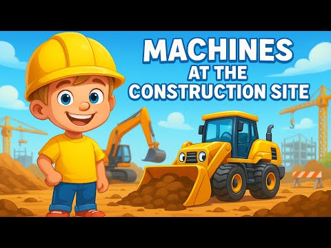 Детский обучающий мультик - МАШИНЫ НА СТРОЙКЕ! (CARS AT THE CONSTRUCTION SITE!)