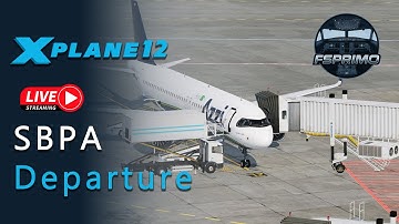 Real Airbus Pilot - SBPA Departure - #xplane12 #quest3 #virtualreality #vr