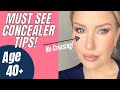 4 BEST CONCEALER TIPS FOR MATURE UNDER EYES | Stop The Creasing! #shorts