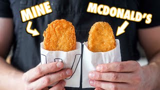 マクドナルドの朝食ハッシュブラウンを自宅で作る|しかし、より良い