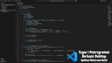 Tugas 1 Pemrograman Berbasis Desktop - Membuat Aplikasi Reservasi Hotel