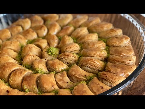 TEK TEK AÇMADAN, OKLAVA KULLANMADAN BAKLAVA YAPIMI💯 AY BAKLAVASI TARİFİ