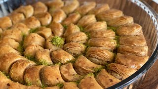 TEK TEK AÇMADAN, OKLAVA KULLANMADAN BAKLAVA YAPIMI💯 AY BAKLAVASI TARİFİ