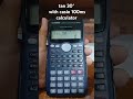Casio 100ms Calc Solves tan 30° Easily 📱