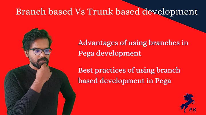 13. Branch based development in Pega -  Part 1
