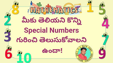 Special numbers | Interesting numbers | Types of numbers | Armstrong number | #maths | #number