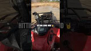 Hitting some mud on the brute force! #fourwheeler #atv #offroad #mudding