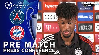 Kingsley Coman - PSG v Bayern Munich - Pre-Match Press Conference - Champions League Final
