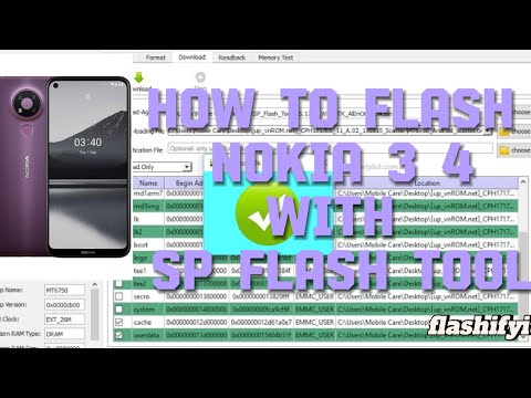 How To Flash Nokia 3 4 With Sp Flash Tool | Flashifyit