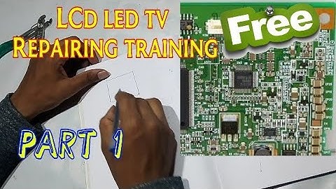Free LCD LED TV Repairing part 1| Panel voltage full information