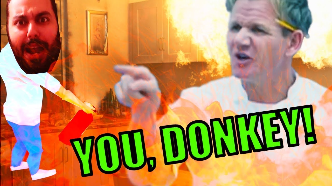 We set the kitchen on fire! | One-armed cook Funny Moments