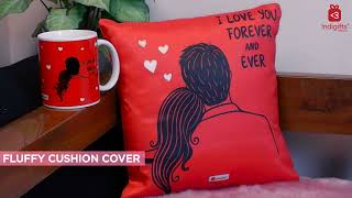 I Love You Forever And Ever Digital Printed Cushion And Mug Box Valentine's Day Gift #indigifts screenshot 4