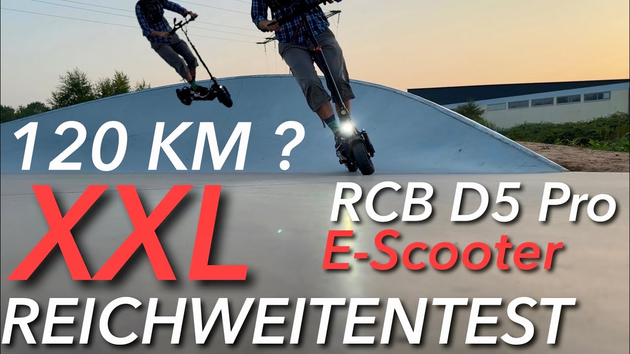 Mein längster XXL Reichweiten Test - RCB D5 Pro verspricht bis 120 KM... Tatsächlich schaffte er ?