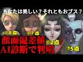 【第五人格】キャラの顔AIに採点してもらった結果wwwwwww【IdentityV】