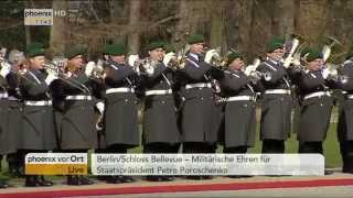 Ukrainian president Petro Poroshenko visits Germany