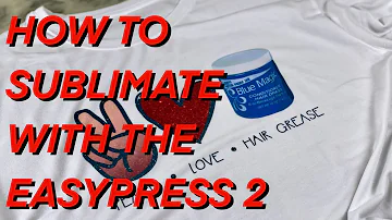 Can I use Easy press for sublimation?
