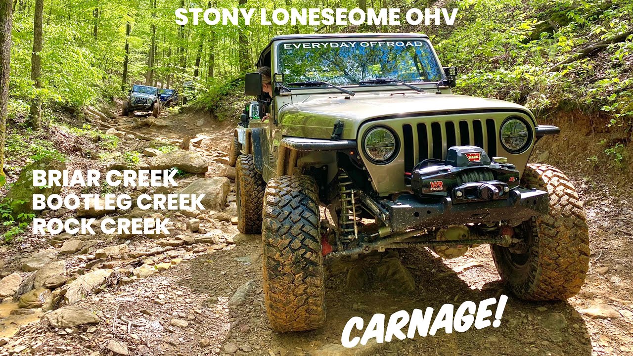JEEPS Hit the Best Trails at Stony Lonesome Offroad Park! YouTube