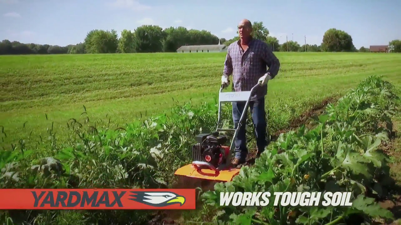 Features & Benefits of the YARDMAX Front Tine Tiller YouTube