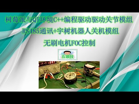树莓派RaspberryPi控制与驱动机器人关节模组-RS485接口（2021.11）