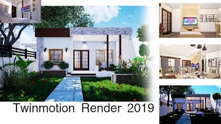 Twinmotion 2019 Render Small villa House