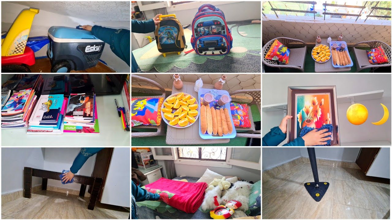 تنظيفات رمضان🌙🌕فن ترتيب المنزل فى اقل وقت ومجهود + ازاى بتعامل مع يومى فوجود اربع اطفال👨‍👩‍👦‍👦