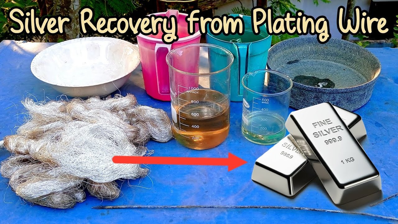 FULL Process: Extracting Pure Silver from Plating Wire | Silver Recovery 