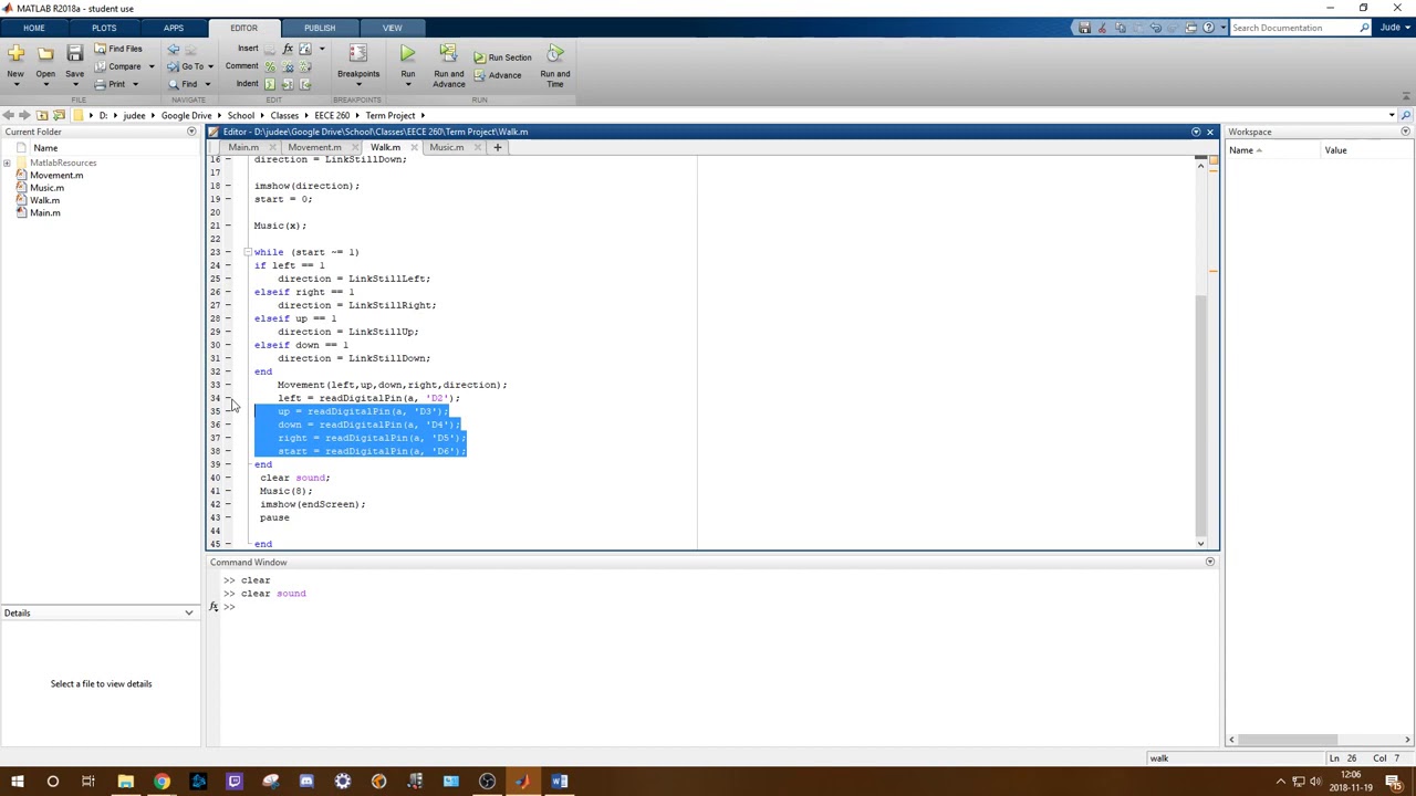 Matlab Term Project Link Walker Walk Explanation 2 - YouTube