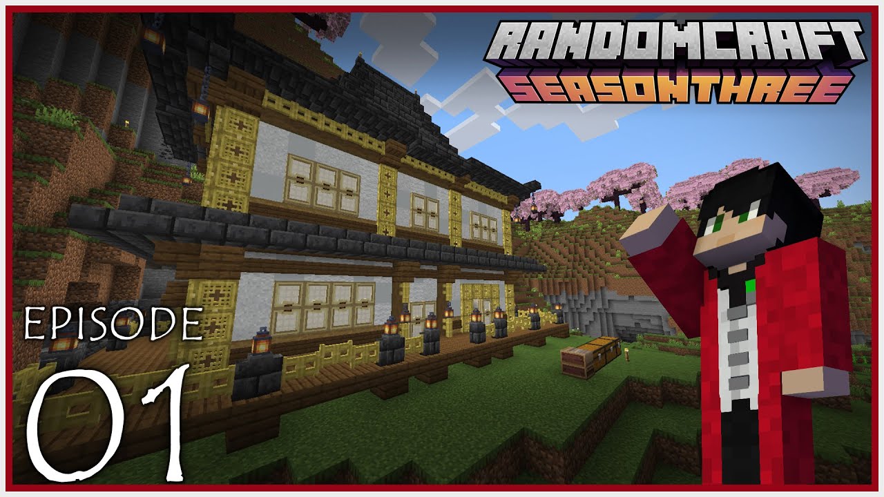 Day 1 in Randomia again - Randomcraft 3 Episode 1 Minecraft SMP