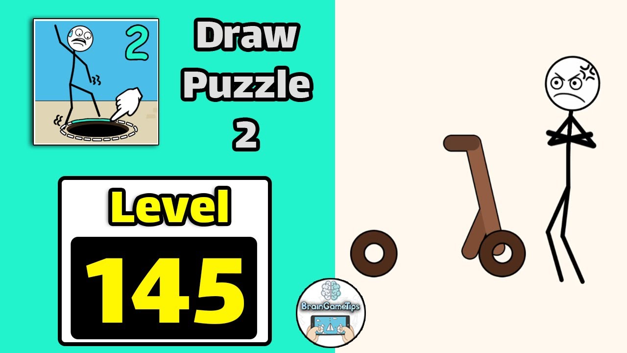 Draw Puzzle 2: One line one pa - Level 145 Answer