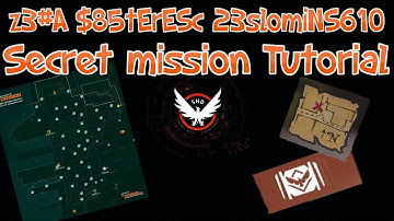 The Division 1.8 - Secret Mission - z3#A $85tErESc 23slomiNS610 Commendation Tutorial