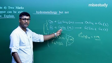 CBSE 11&12th Chemistry | 20. General Principles & Isolation of Elements | CBSE Pattern Questions