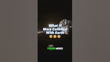What if Mars crashed into earth 🤔 #whatif #science #earth #mars #what